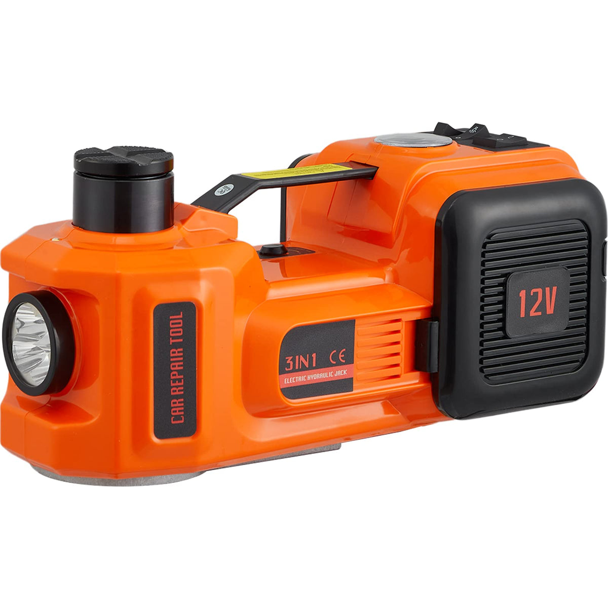 VEVOR Electric Car Jack 5 Ton with Electric Impact Wrench & Inflator Pump